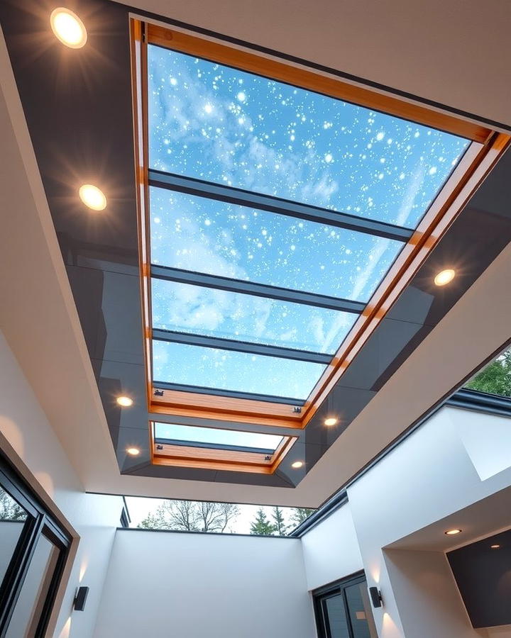 Skylight Integrated Ceiling - 25 patio ceiling ideas