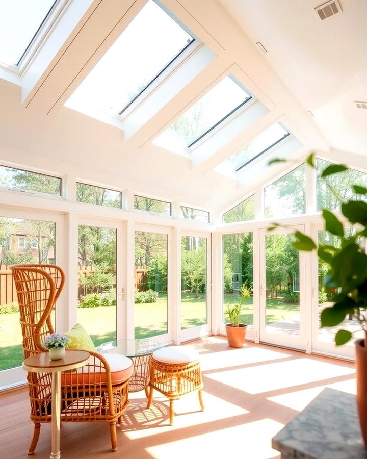 Skylights for Natural Light - 25 Three Season Porch Ideas