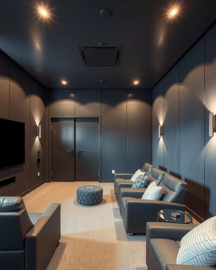 Slate Gray - 30 Home Theater Paint Colors