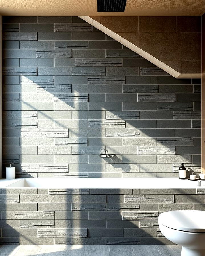 Slate Shower Walls - 25 Shower Wall Ideas