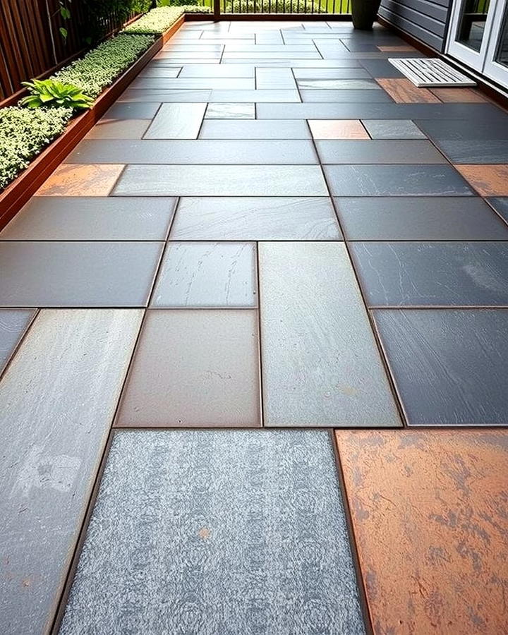 Slate Tiles - 25 patio tile ideas