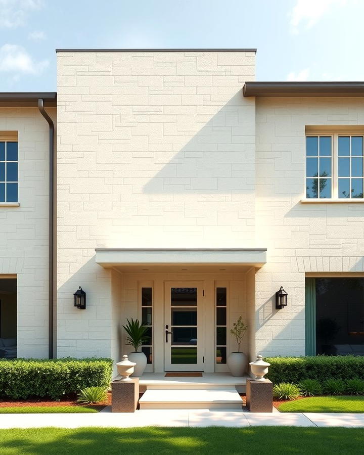 Sleek Limestone Facades - 25 Stone Exterior Home Ideas