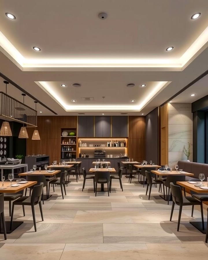 Sleek Minimalist Design for Sophistication - 25 Restaurant Interior Design Ideas