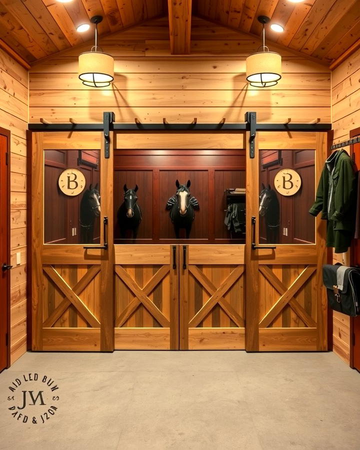 Sliding Barn Doors - 30 Tack Room Ideas