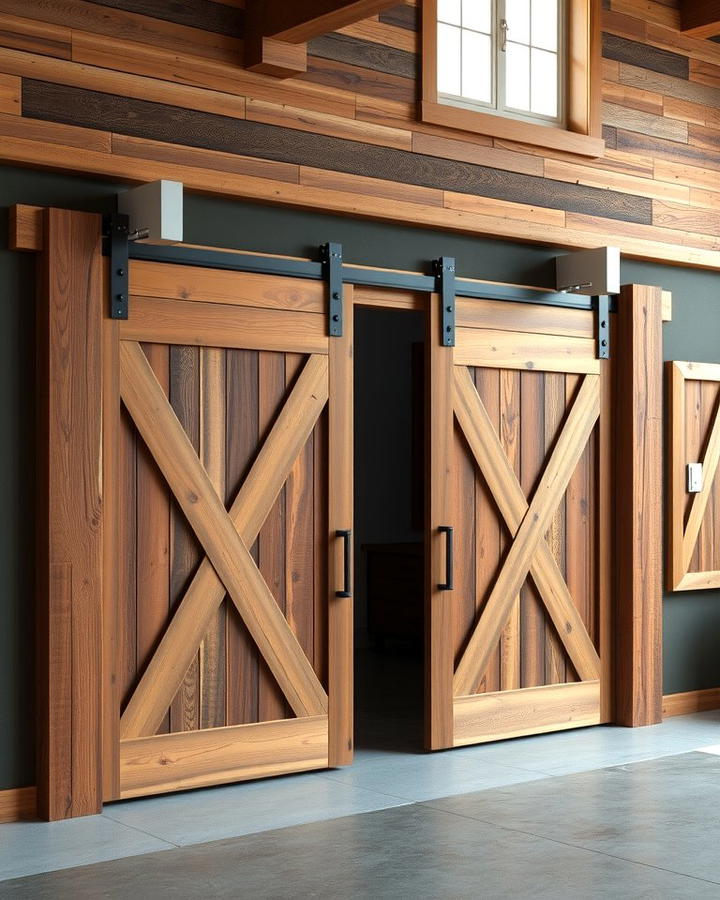 Sliding Barn Doors - 25 Rustic Garage Ideas