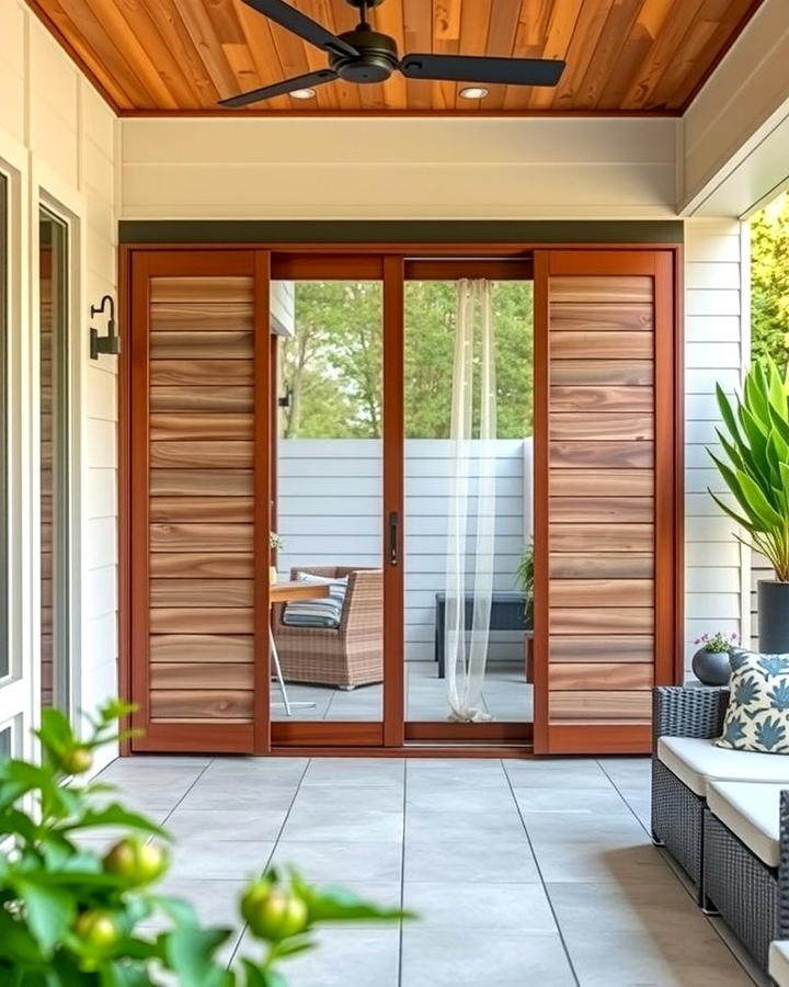 Sliding Privacy Panels 2 - 25 Privacy Patio Ideas