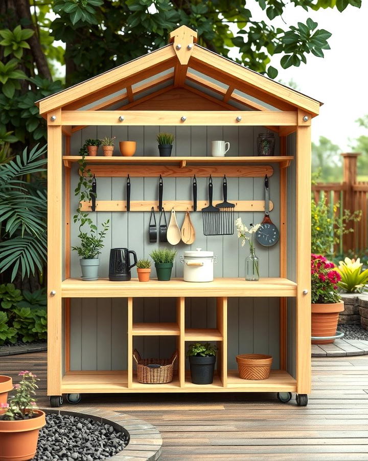 Small Garden Potting Shed - 25 wood shed ideas