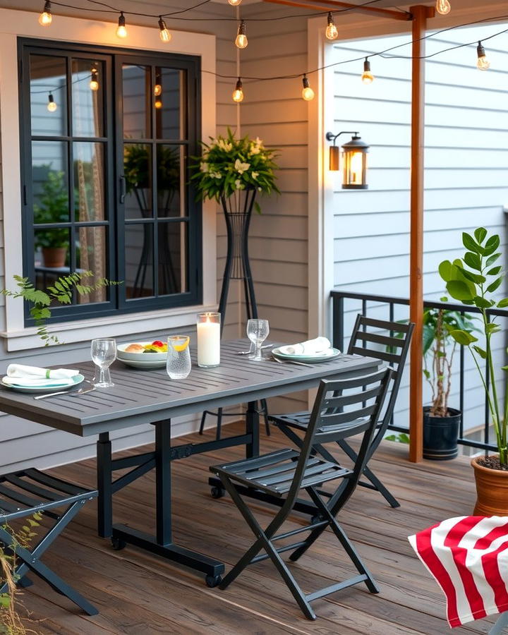 Small Scale Outdoor Dining - 25 Side Porch Ideas