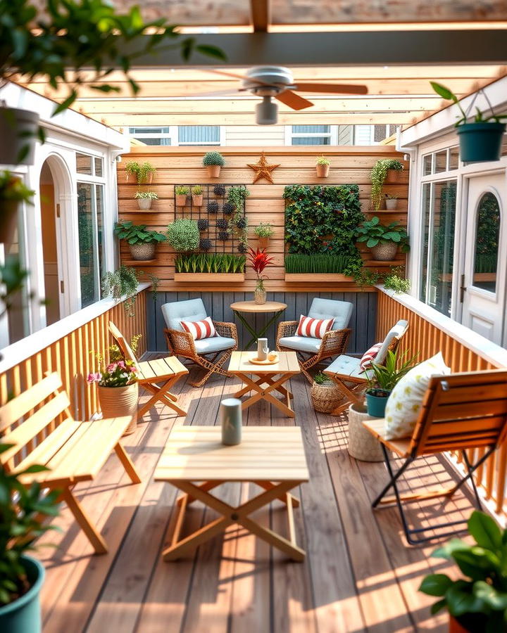 Small Space Decks - 25 Wood Deck Ideas