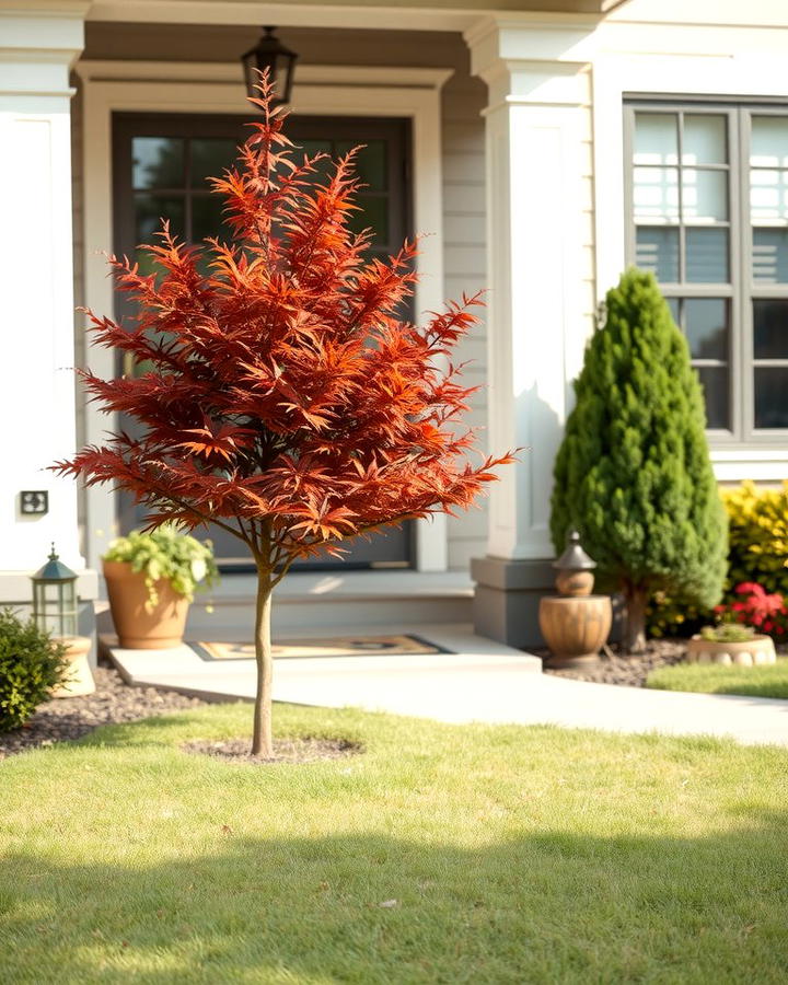 Small Tree Accents - 30 Small Front Yard Landscaping Ideas