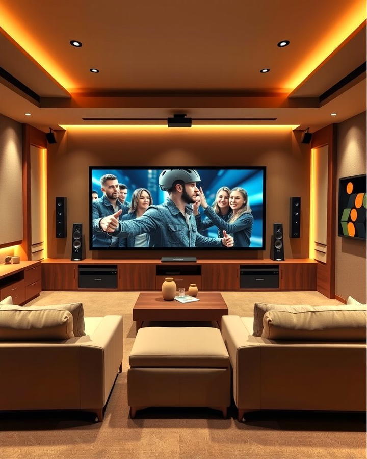 Smart Home Integration - 30 Media Room Ideas