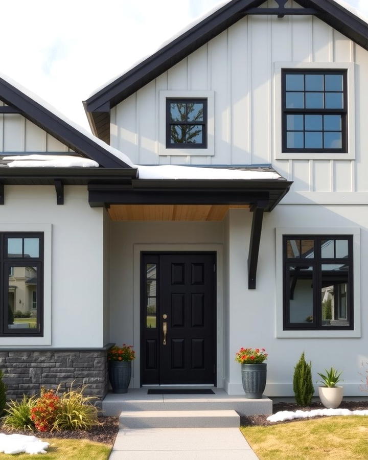 Snowbound - 25 Off-white Paint Colors for Home Exteriors