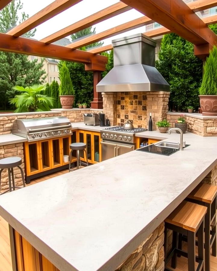 Soapstone Countertops 2 - 25 Types of Outdoor Kitchen Countertops