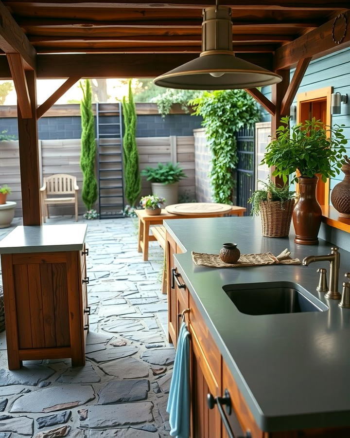 Soapstone Countertops for Rustic Appeal - 25 Outdoor Countertop Ideas