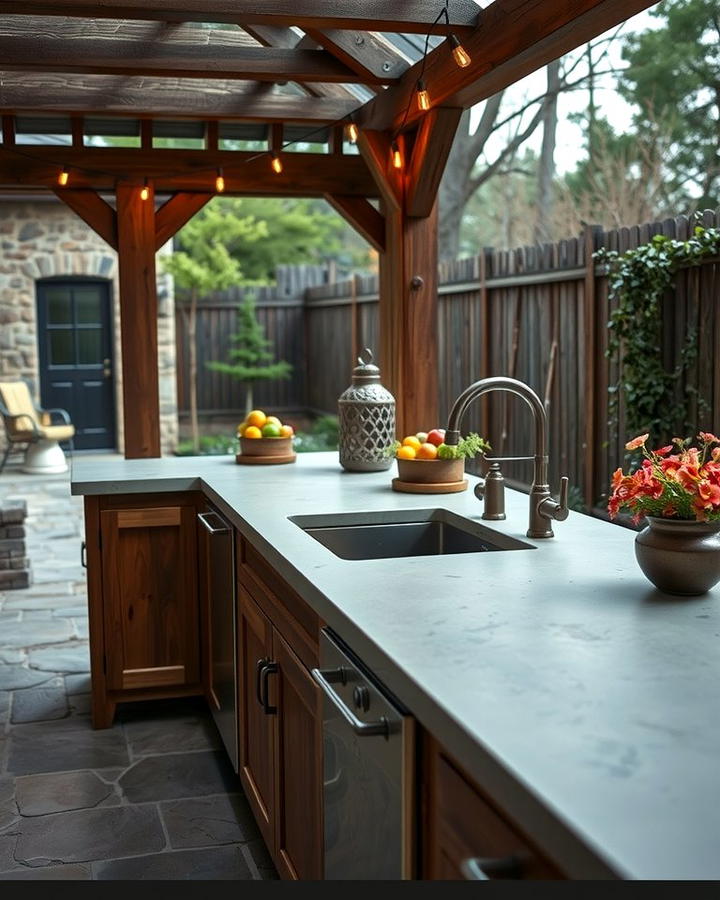 Soapstone Countertops for a Natural Touch - 25 Outdoor Countertop Ideas