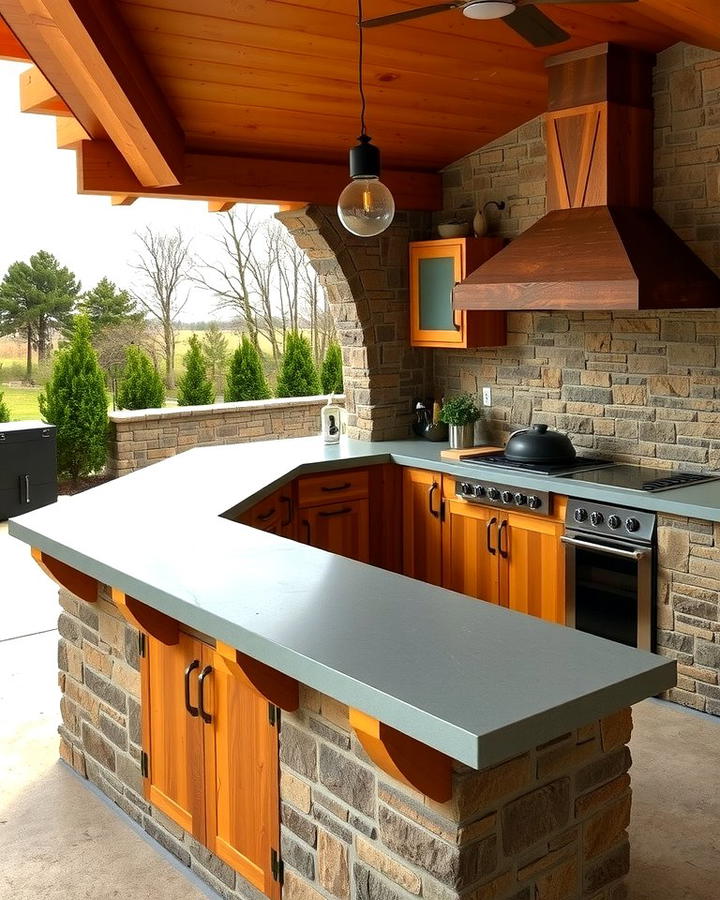 Soapstone Countertops - 25 Types of Outdoor Kitchen Countertops