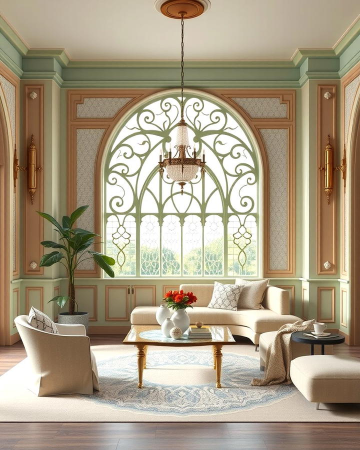 Soft Muted Color Palettes - 30 Art Nouveau Interior Design Ideas