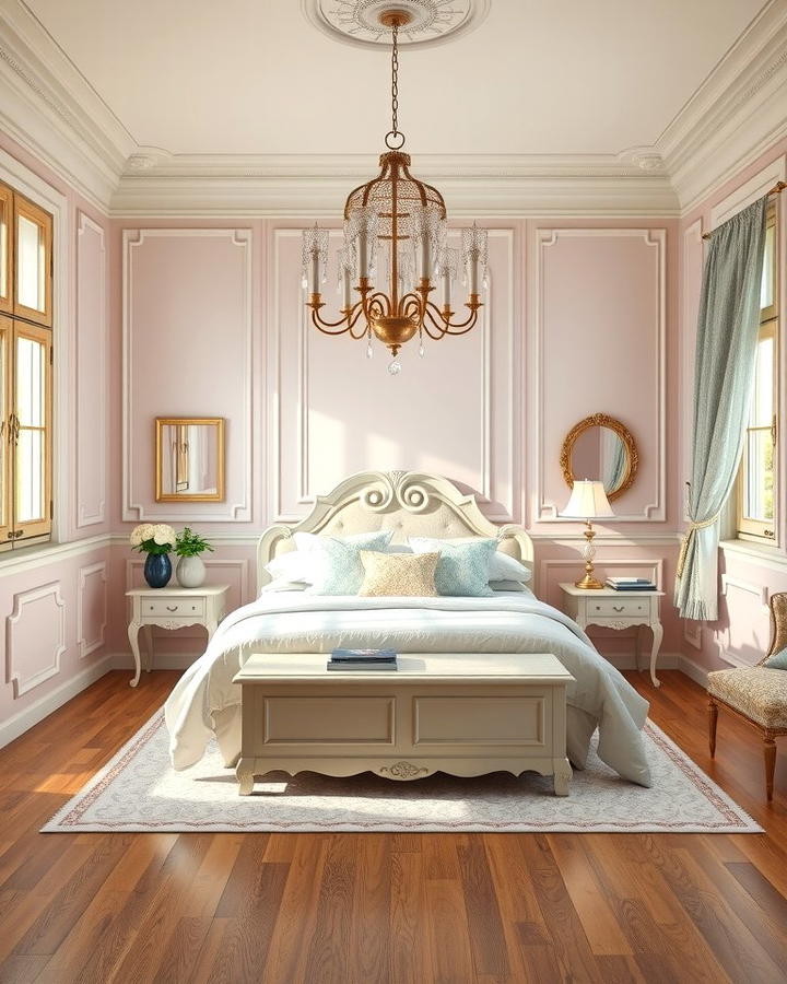 Soft Pastel Color Palettes - 30 French Bedroom Decor Ideas