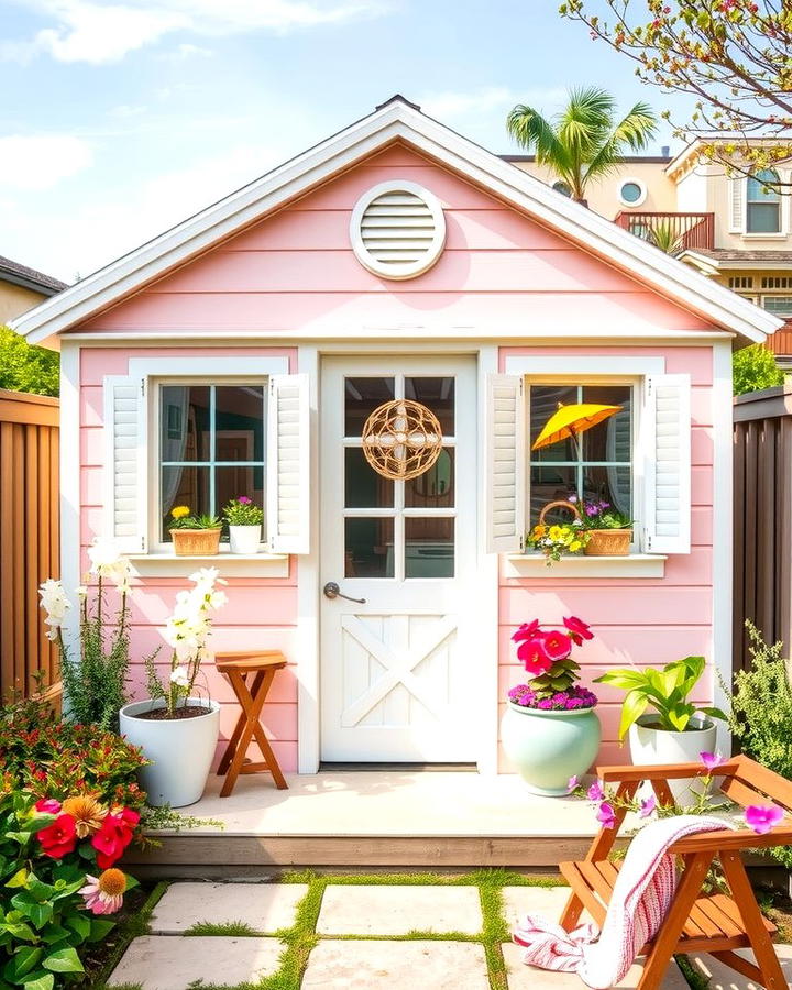 Soft Pastel Pink - 25 Shed Color Ideas