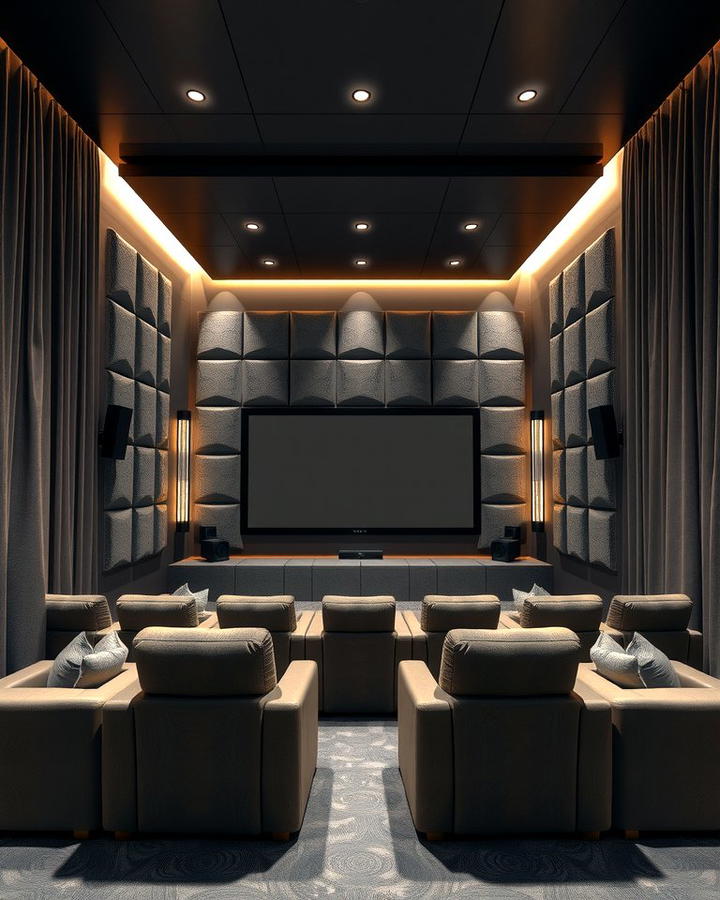 Soundproofing the Room - 30 Media Room Ideas