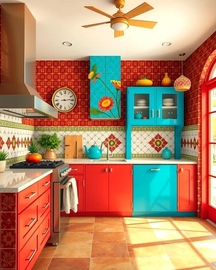 Southwestern Tile Designs - 30 Southwestern Decor Ideas