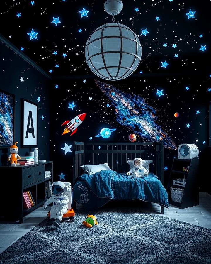 Space Explorer Nursery - 25 Whimsical Nursery Ideas