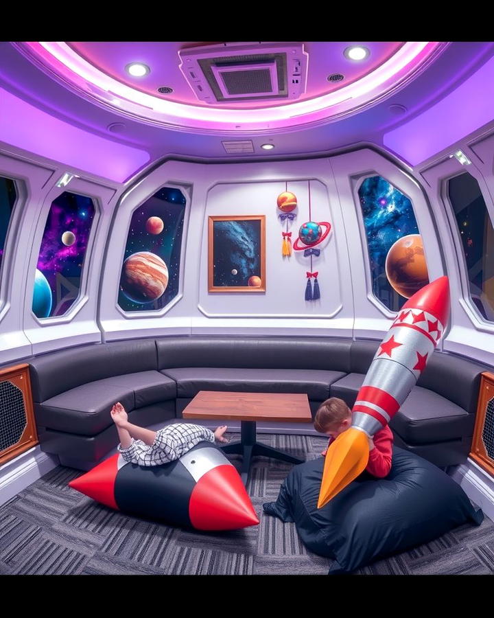 Spaceship Themed Seating - 25 Space-themed Room Ideas