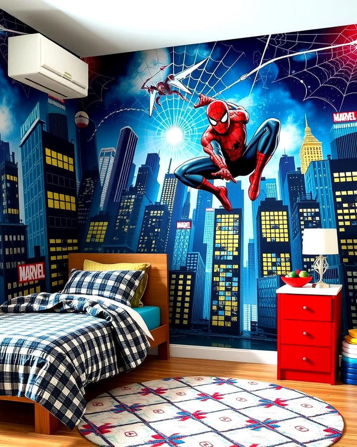 Spiderman Themed Wallpaper - 25 Spiderman Room Decor Ideas