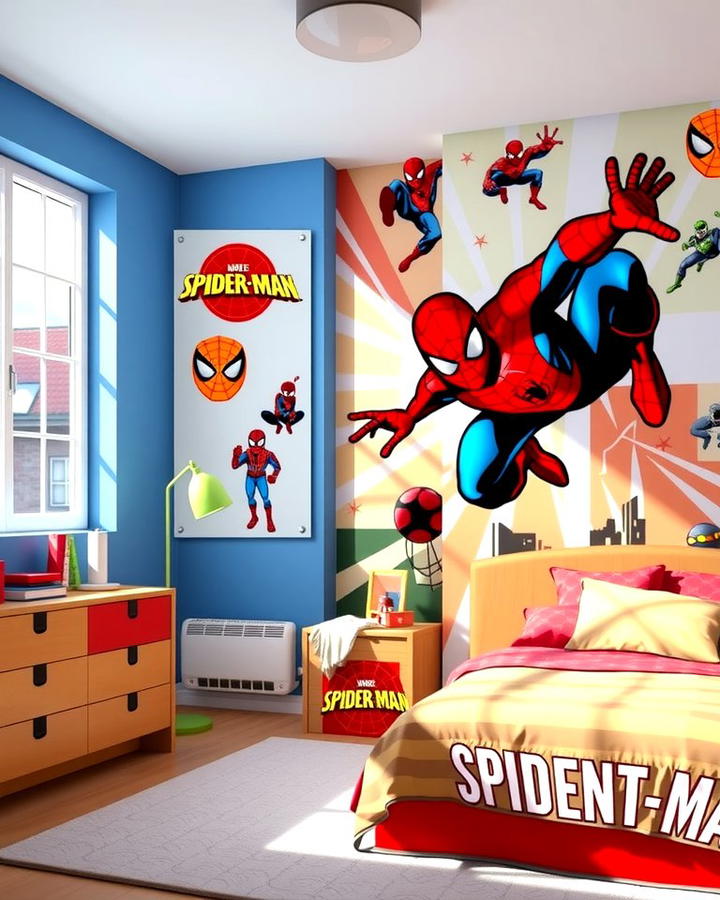 Spiderman Wall Decals - 25 Spiderman Room Decor Ideas