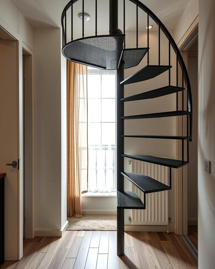 Spiral Space Savers - 30 Curved Staircase Ideas