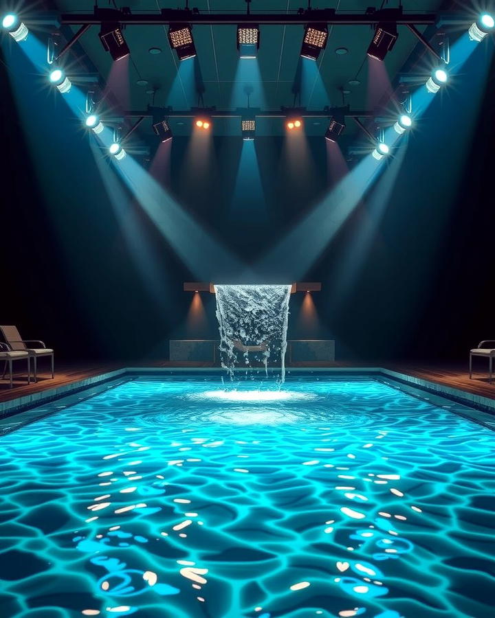 Spotlights for Water Features - 25 Pool Lighting Ideas