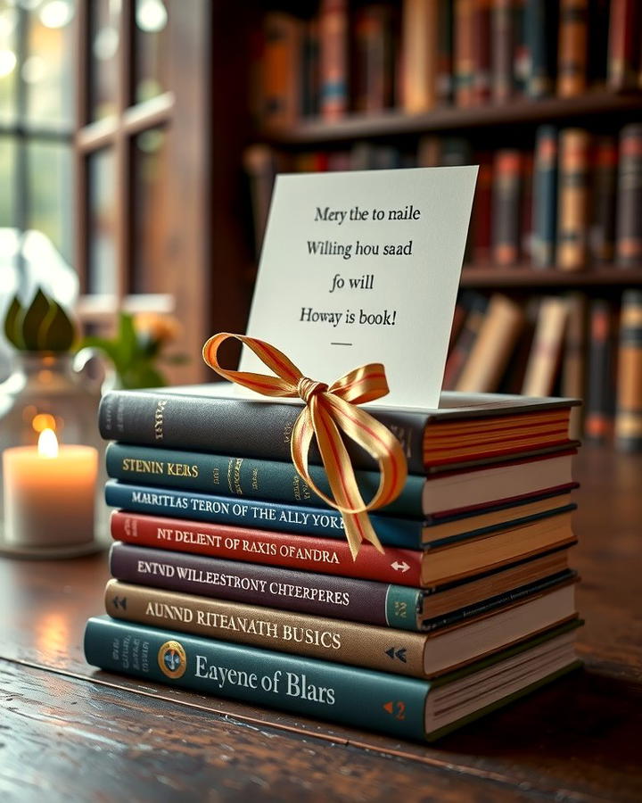 Stack of Books Card Holder - 30 Wedding Card Box Ideas