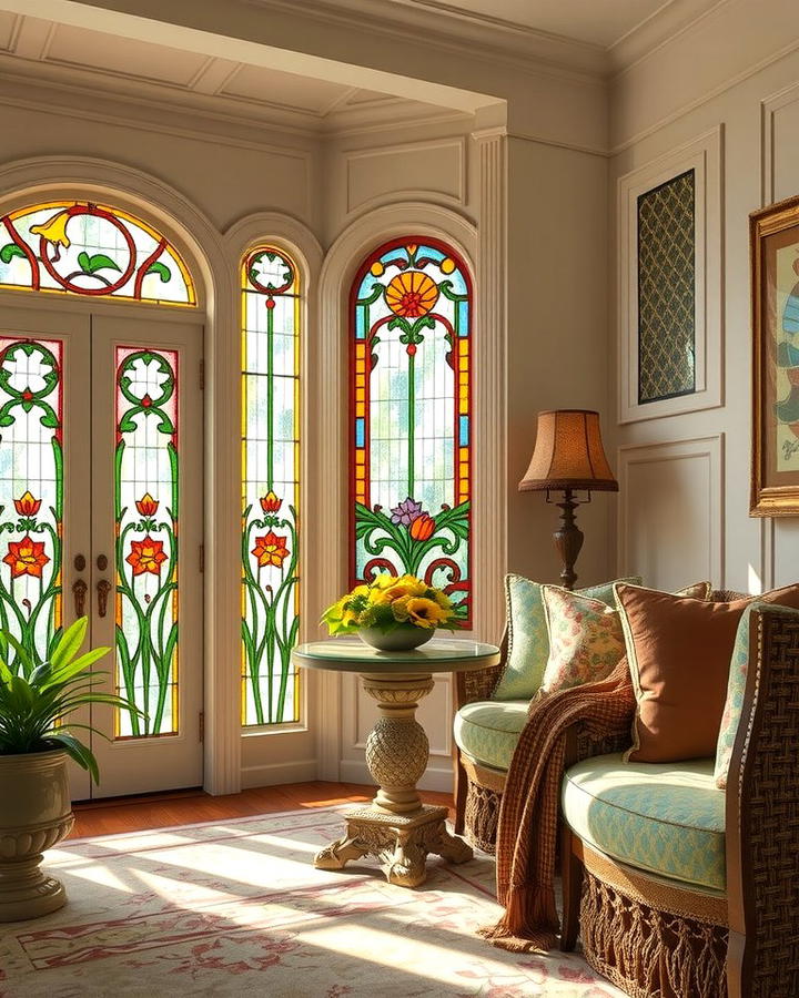 Stained Glass Accents - 30 Art Nouveau Interior Design Ideas