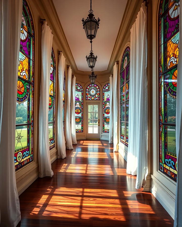 Stained Glass Windows 2 - 25 Victorian Hallway Ideas