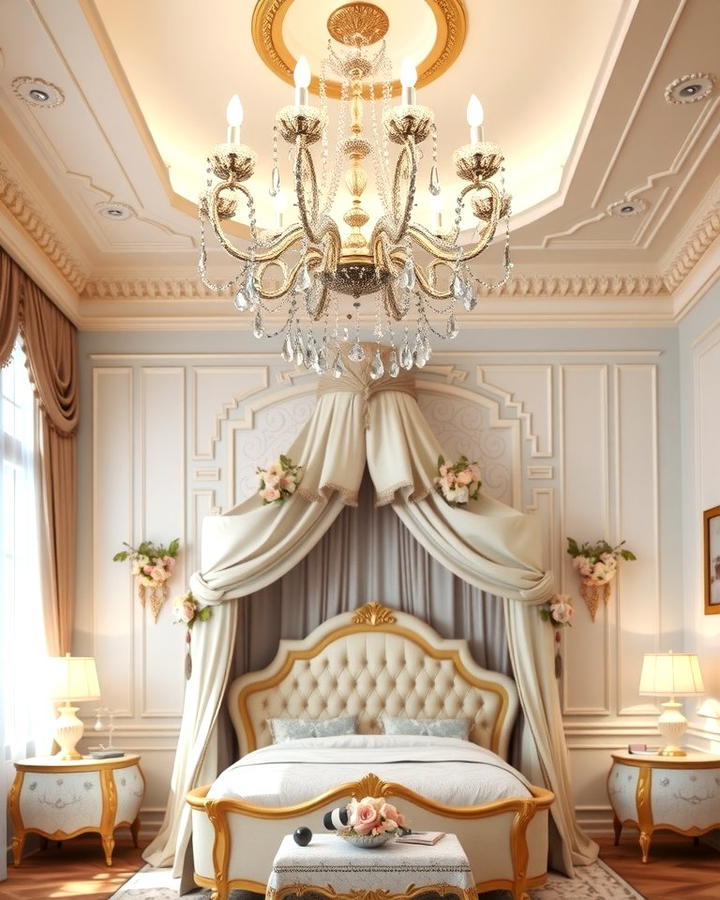 Statement Chandeliers for a Glamorous Glow - 25 Princess Room Ideas