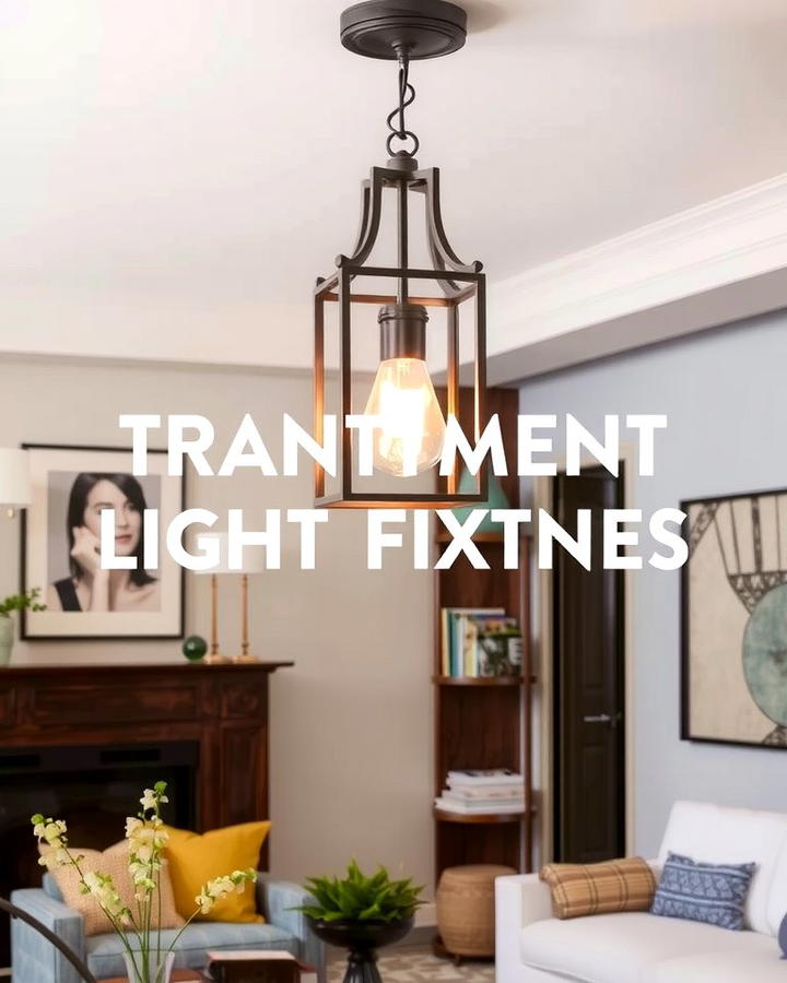 Statement Light Fixtures - 25 Transitional Interior Design Ideas