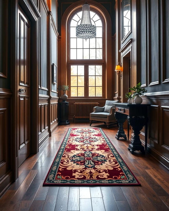 Statement Stair Runners - 25 Victorian Hallway Ideas