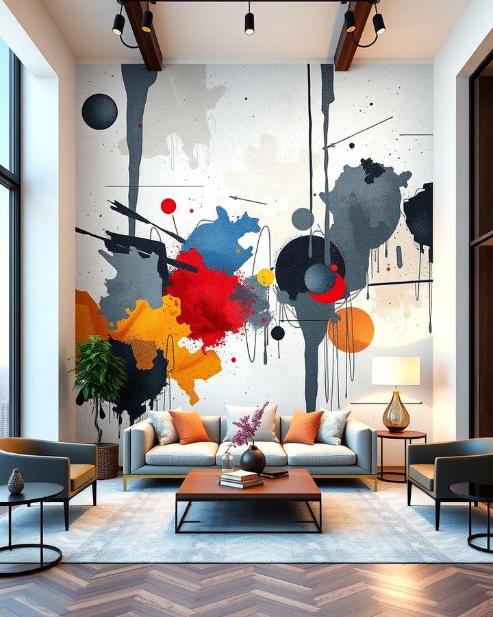 Statement Wall Murals - 30 High Ceiling Tall Wall Decor Ideas