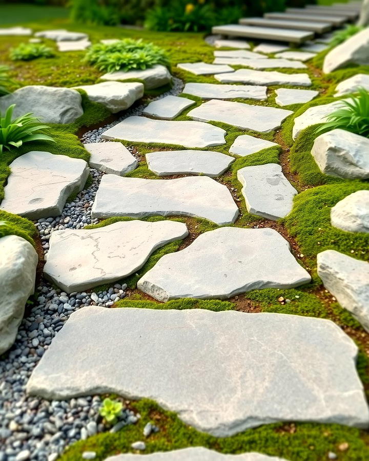 Stepping Stone Pathways - 30 Asian Landscaping Ideas