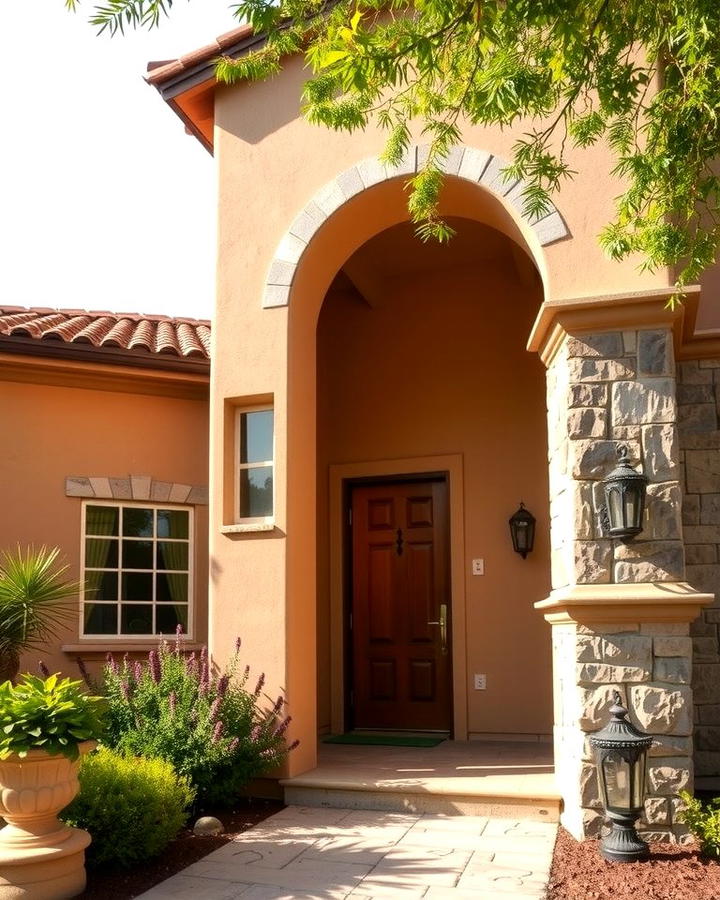 Stone Accents - 25 spanish style home exterior ideas