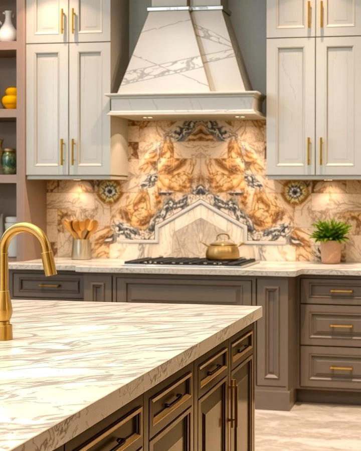 Stone Elements - 25 Organic Kitchen Design Ideas