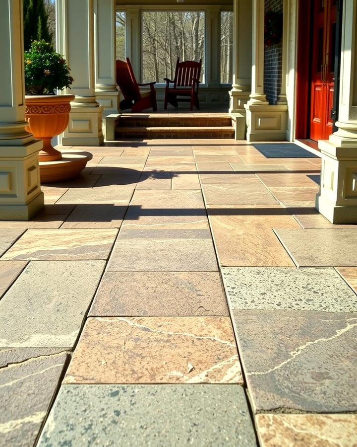 Stone Flooring - 25 Porch Flooring Options