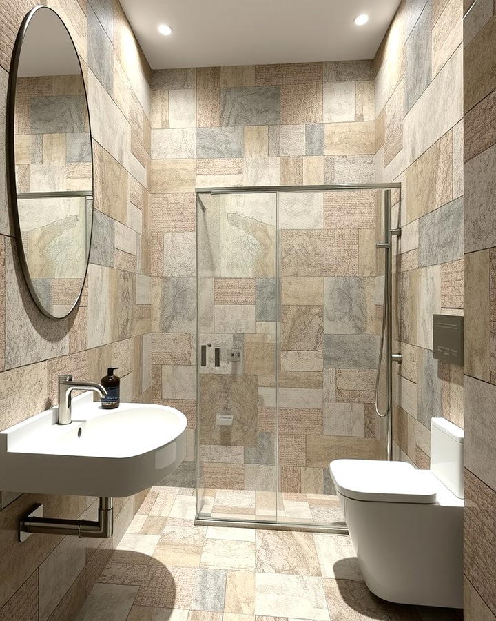 Stone Mosaic Tiles 2 - 25 Stone Bathroom Ideas