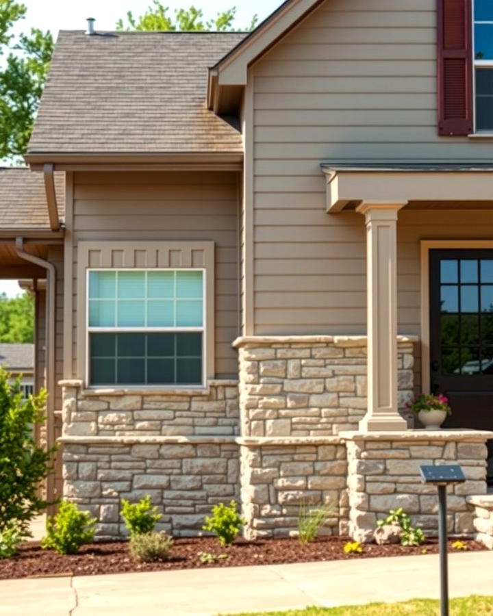 Stone Veneer Foundation Accents - 30 Pole Barn and Barndominium House Exteriors