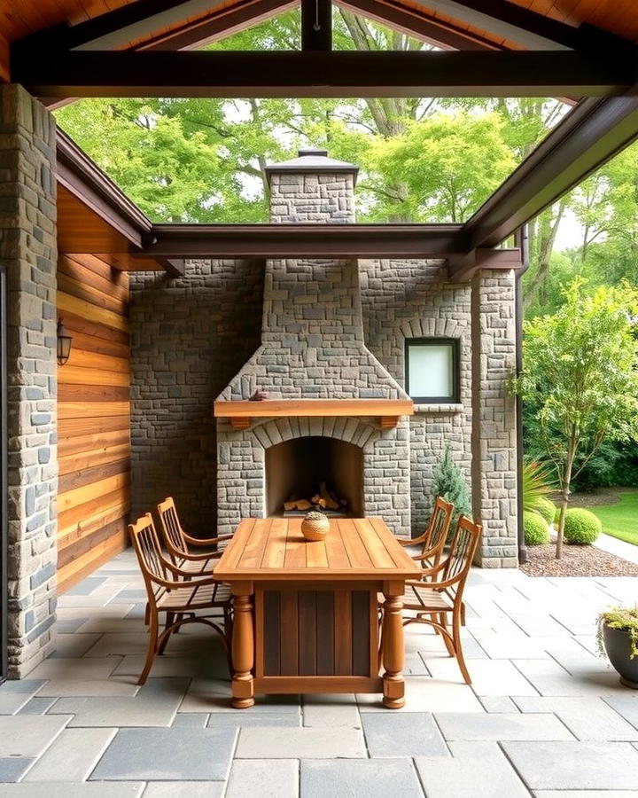 Stone Wall Enclosures - 25 Patio Enclosure Ideas