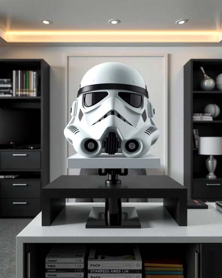 Stormtrooper Helmet Decor - 25 Star Wars Room Ideas