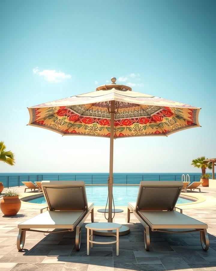 Stylish Pool Umbrellas - 25 Pool Decor Ideas