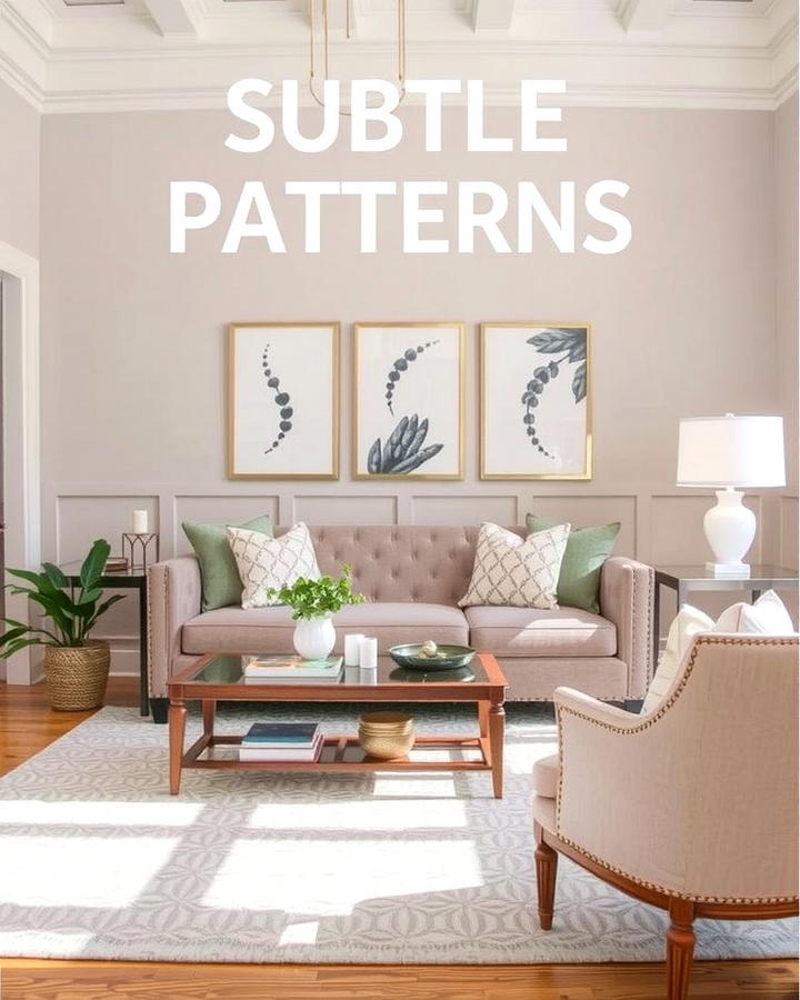 Subtle Patterns - 25 Transitional Interior Design Ideas