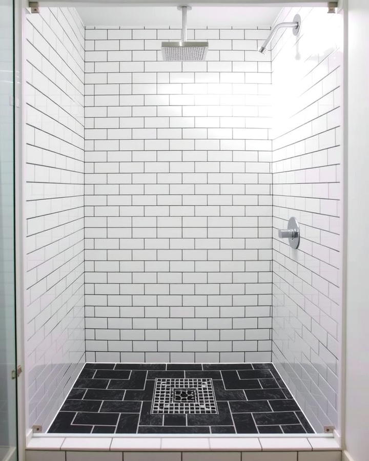 Subway Tile Simplicity - 25 Walk-in Shower Tile Ideas