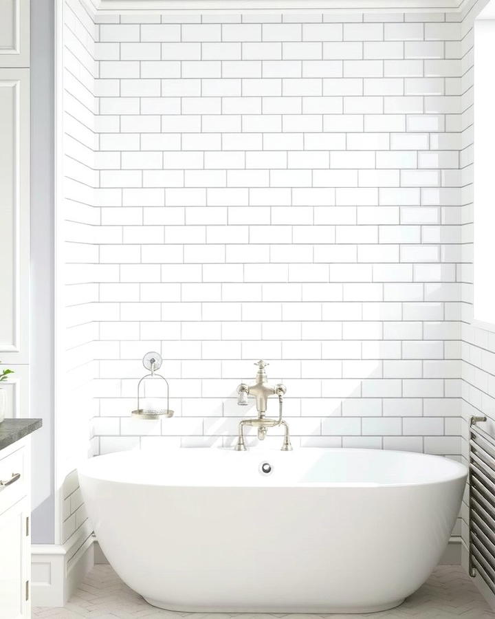 Subway Tiles for a Classic Vibe - 30 Half-wall Tile Bathroom Ideas